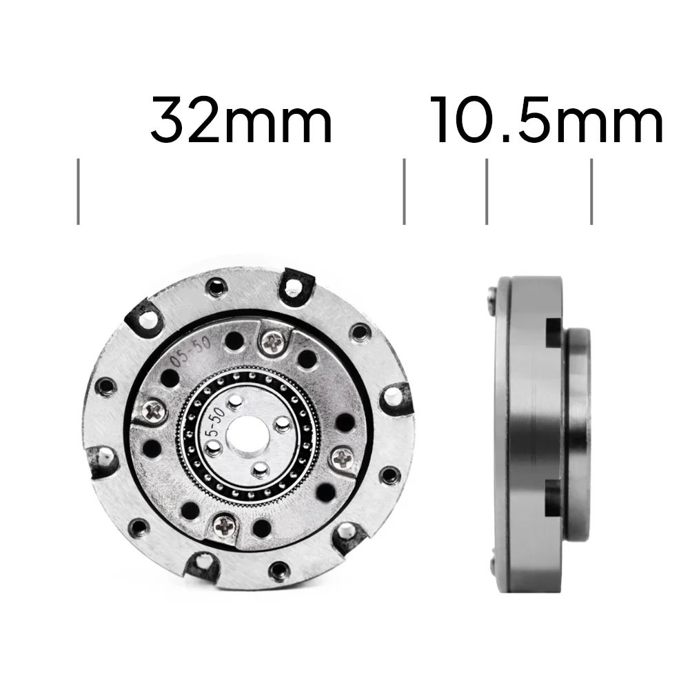 ito SHD05 Mini Hollow Nema 8 BLDC Motor Speed Reducer Gearbox 50:1 Strain Wave Gear Harmonic Reducer 28mm for Robot Arm Gripper