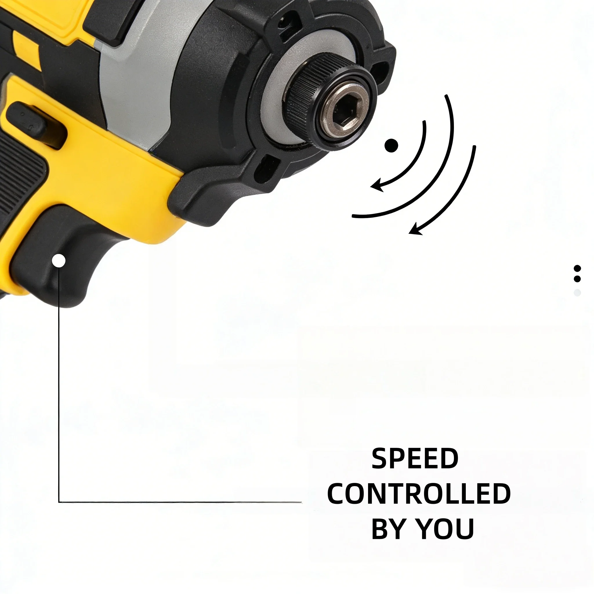 DEWALT DCFNEW850 20V Brushless Cordless Impact Driver, High‑Torque Rechargeable Electric Screwdriver Power Tool - view 4
