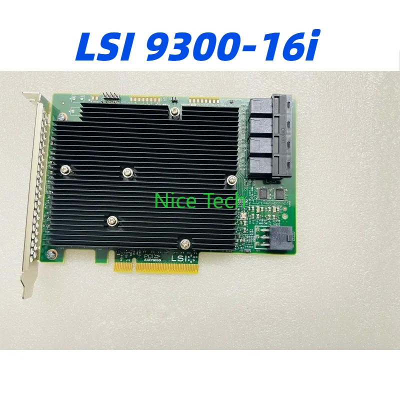 LSI SAS 9300-16I 12GB/S HBA Host Bus Adapter Card IT Mode for High Speed Data Transfer