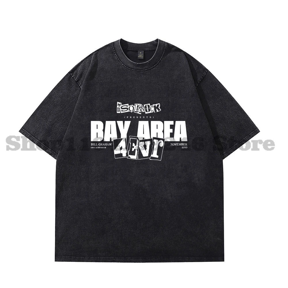 

ISOxo Rapper Merch T-Shirt Crewneck Short Sleeve Men/Women Cotton Vintage Wash Tee Style4