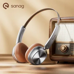 Sanag D20S Retro Headband Headphones Bluetooth 5.4 Sport Headset HiFi Sound Flash-sale Choice Headband Earphones