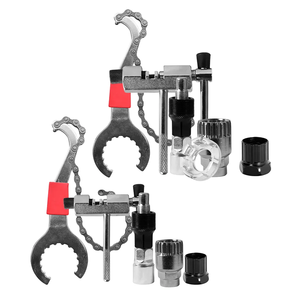 

Незаменимые инструменты для ремонта велосипедов: многофункциональные инструменты для разборки осей, трещоток и цепей.