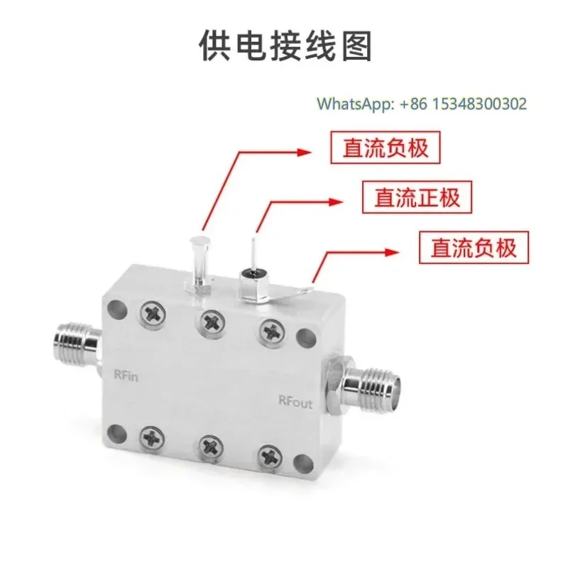 Microwave Low Noise Amplifier LNA Pre Microwave Reception High Linear Gain 30dB 0.05-4G