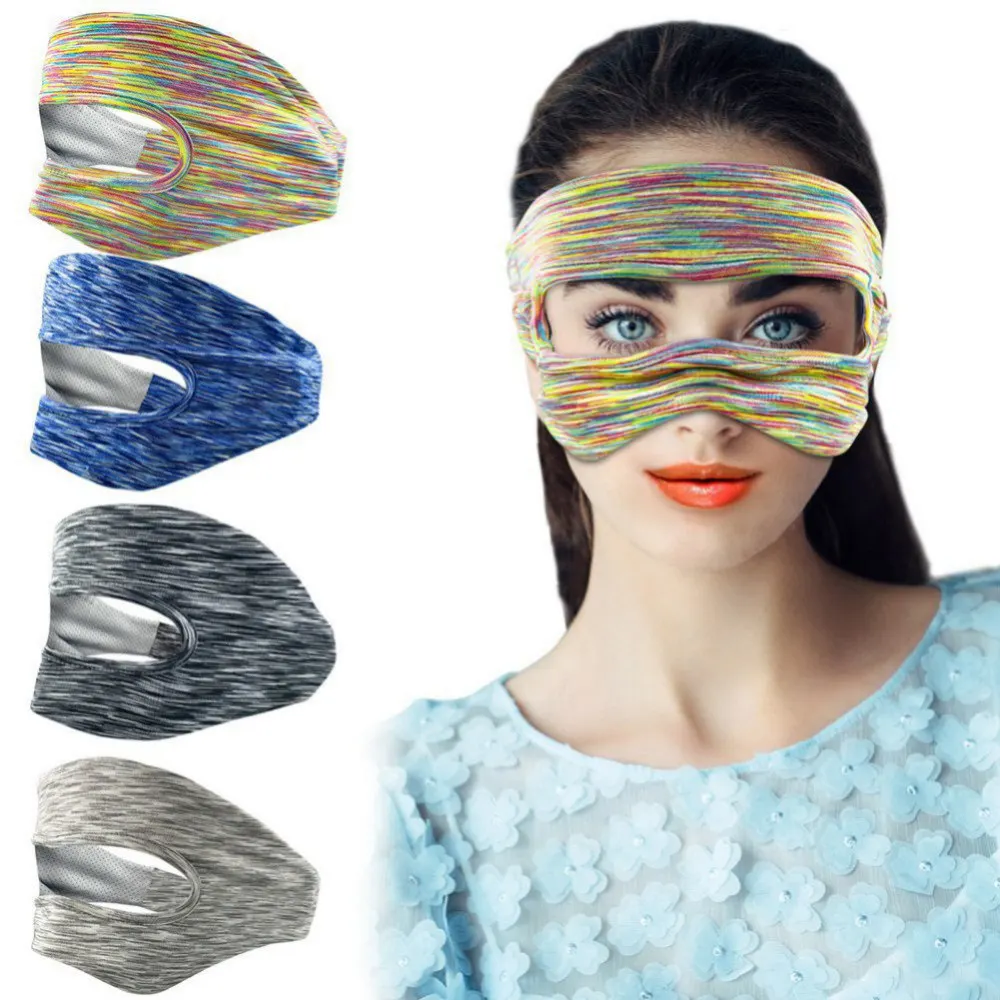 Masker Mata VR untuk ocular Quest 2 VR Controller sejuk elastis melindungi kulit wajah lensa kain ban keringat penutup wajah 4 warna