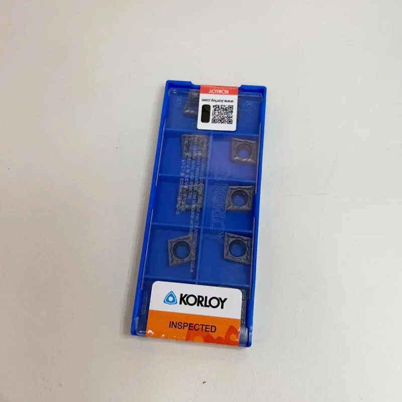 KORLOY CCMT09T304-HMP PC5300 /CCMT09T308-HMP PC5300 CNC تحول شفرة كربيد إدراج أدوات القطع 10 قطعة