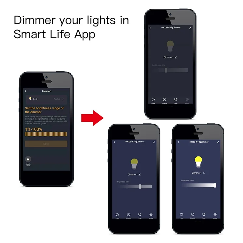 FULL-Zigbee Smart Switch Module 1-Way Dimming Curtain Switch App Remote Control Voice For Alexa Google Home