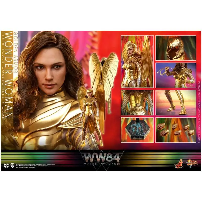 

In Stock HotToys HT Wonder Woman 2 Golden Armor MMS577 MMS578 1:6 Anime Action Figures Models Collection Hobby Doll Gift Toys