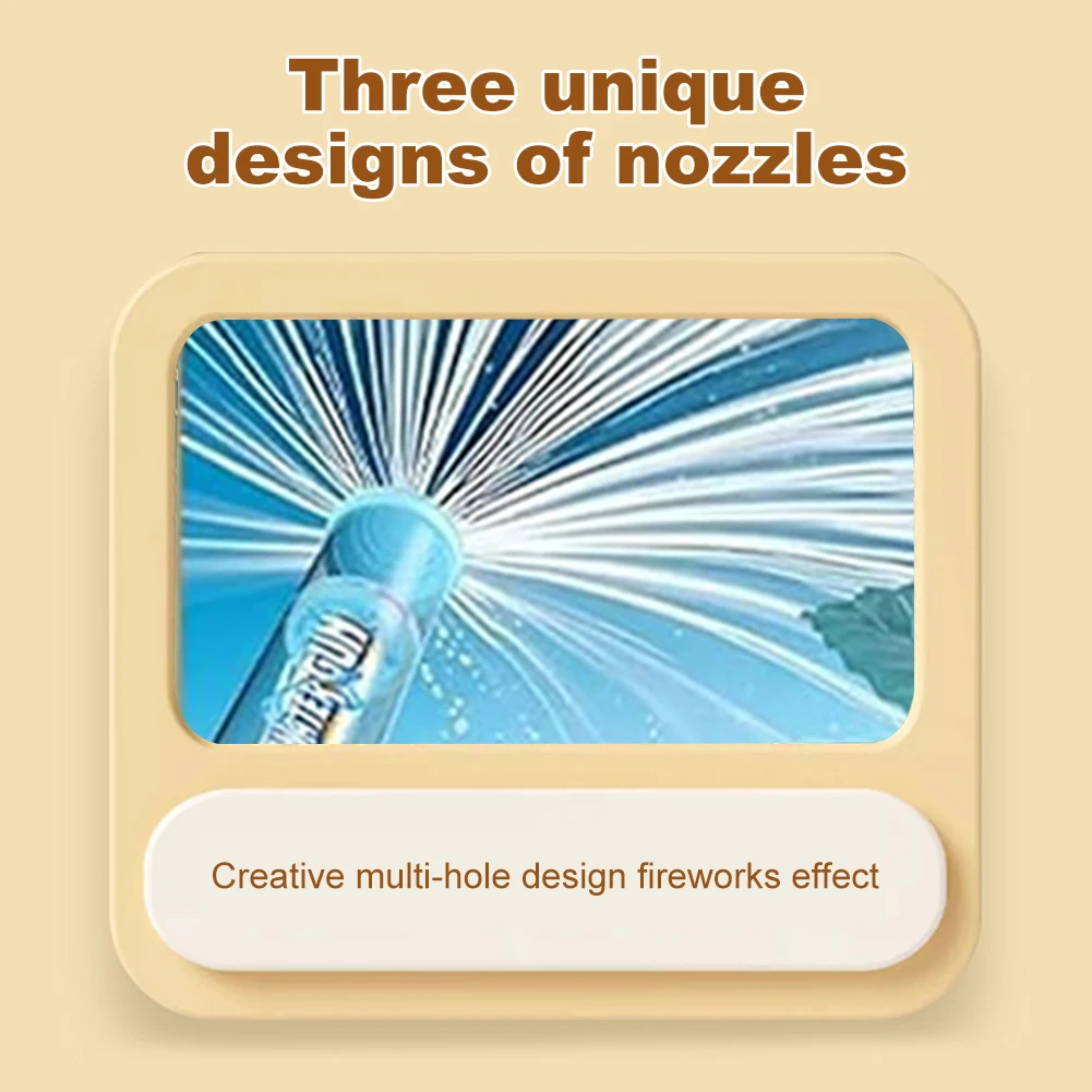 Jouets de pulvérisation d'eau pour feux d'artifice, jouet de pulvérisation d'eau, jouet d'arrosage d'eau pour l'extérieur, plage, natation d'été, cadeau de fête
