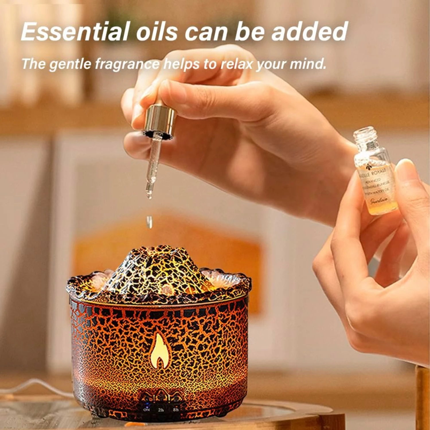 with Ultrasonic Ambient Room Large 300ML Aromatherapy Light, Diff Oil with Aroma Diffusers Essential Humidifier Remote, Diffuser