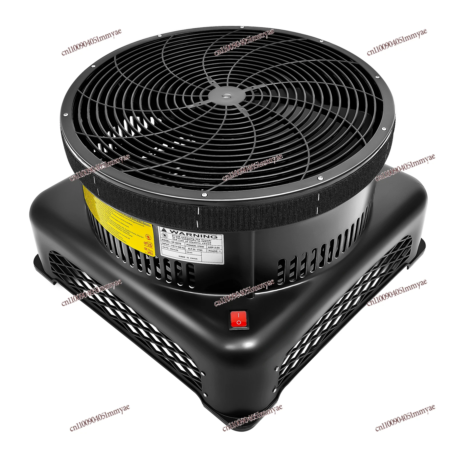 

370W 1750rpm Installation-free Air Blower with Protective Mesh for Family Gatherings Corporate Annual Meetings Birthday Parties