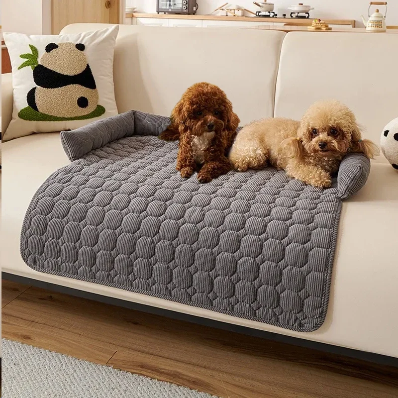 

1 Piece Super Soft Plush Pet Blanket Pad Mat Winter Warm Dog Bed Mats for Small Dogs Plush Neck Pillow Cat Nest Travel & Indoor