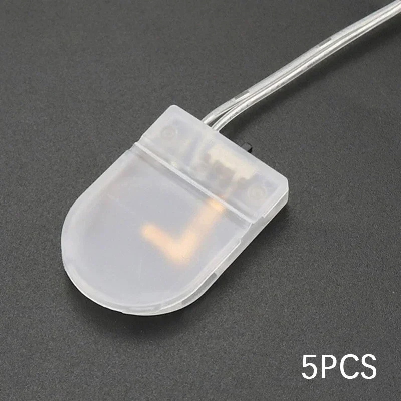 5PCS Single Slot CR2032 CR 2032 Button Coin Cell Battery Holder Case Cover With ON-OFF Switch leads Wire 3V Battery Box