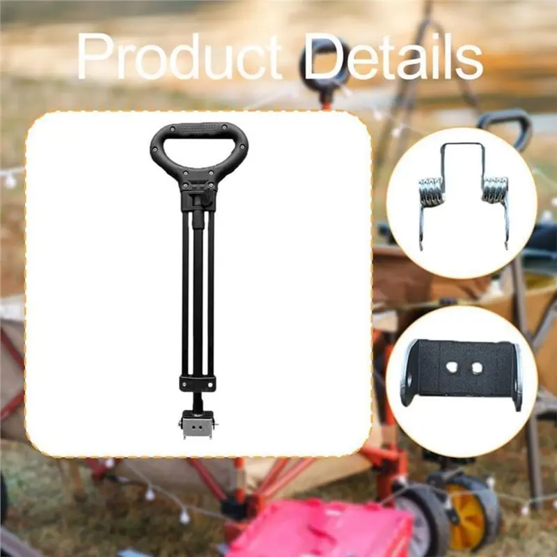 ABGR-Wagon Pull Up Handles Expansion Cart Handle Wagon Handle Replacement For Camping Garden