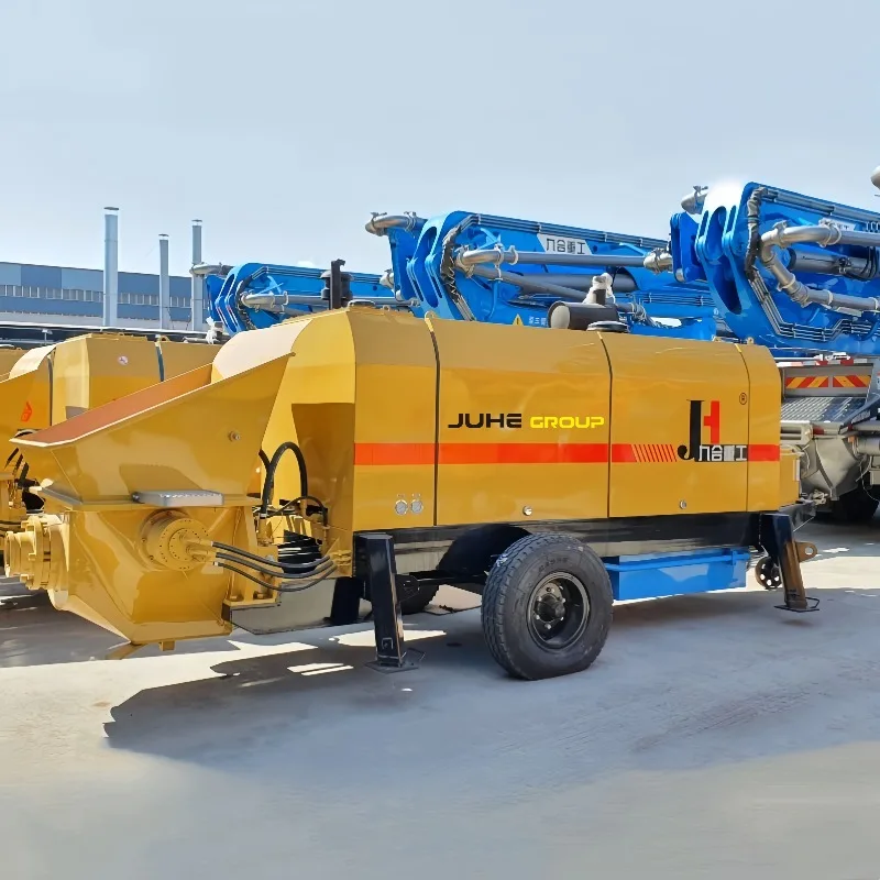 Upgraded Product 60 Remote Control Hydraulic Trailer Pump Concrete Manufacturer for Construction Using