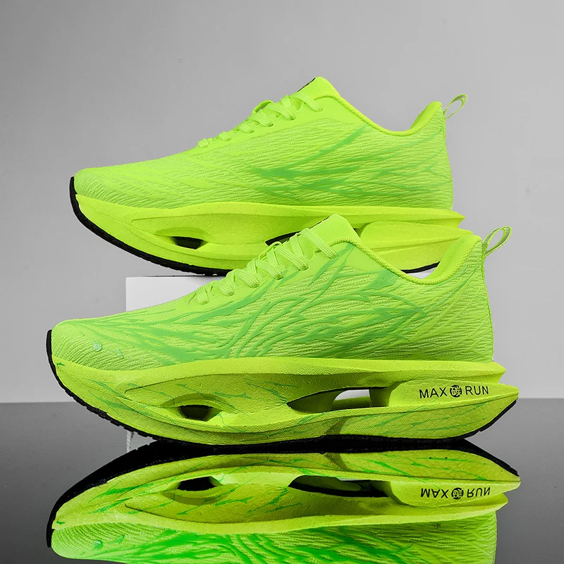 

2025 Hot Selling Autumn Cushioned Mens and Womens Sports Shoes Racing Marathon Running Shoes Versatile Street Walking Shoes