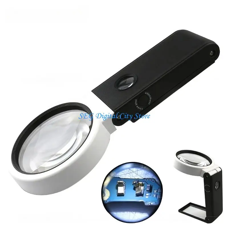 

U75B High Definition Magnifier With Ergonomic Handle For Comfortable Prolonged Use