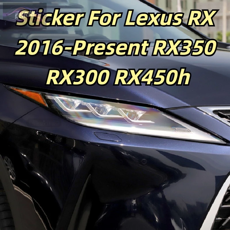 

Пленка дымчато-черная прозрачная наклейка из ТПУ для Lexus RX 2016-Present RX350 RX300 RX450h, защитные аксессуары для фар автомобиля