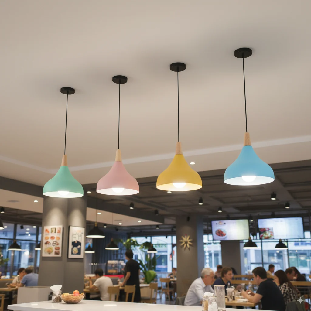 Nordic Modern Hanging Lamps Vintage Iron Black E27 Pendant Lights for Living Room Over Table Dining Room Bedside Suspension Ligh