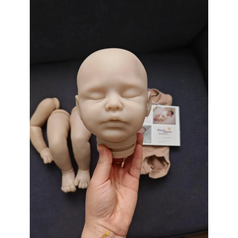 

20 Inch Avelee Reborn Doll Kit Unpainted DIY Doll Parts with Cloth Body and COA