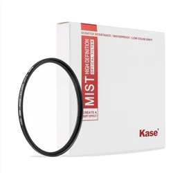 Kase 40.5mm-86mm AGC Black Mist 1/4 Diffusion Camera Filter Mist Cinematic Effect Filter for Video/Vlog/Portrait Photography