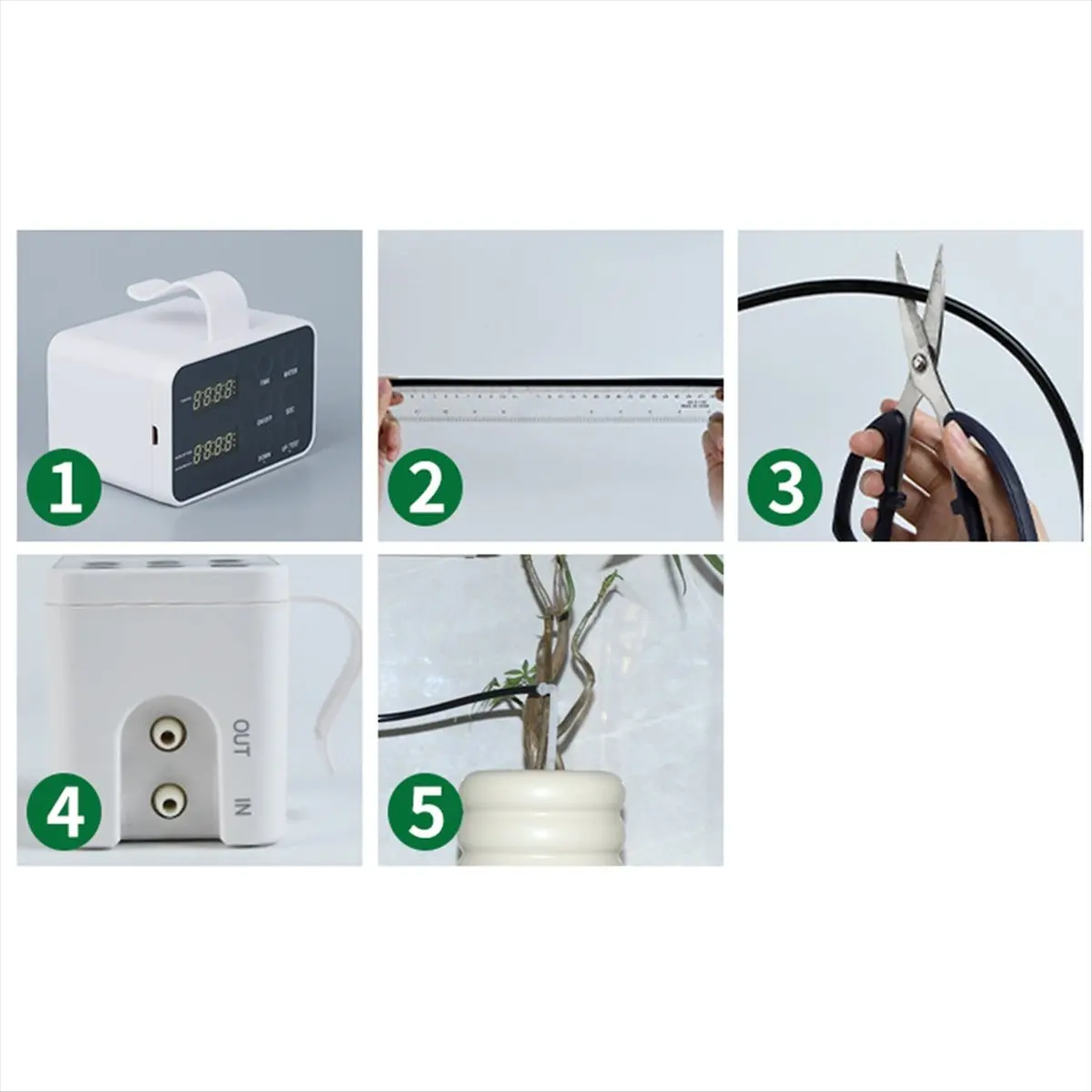【~ New N07R】Garden Irrigation Watering System Garden Watering Timer Automatic Watering Device for Plants Gardening Tools
