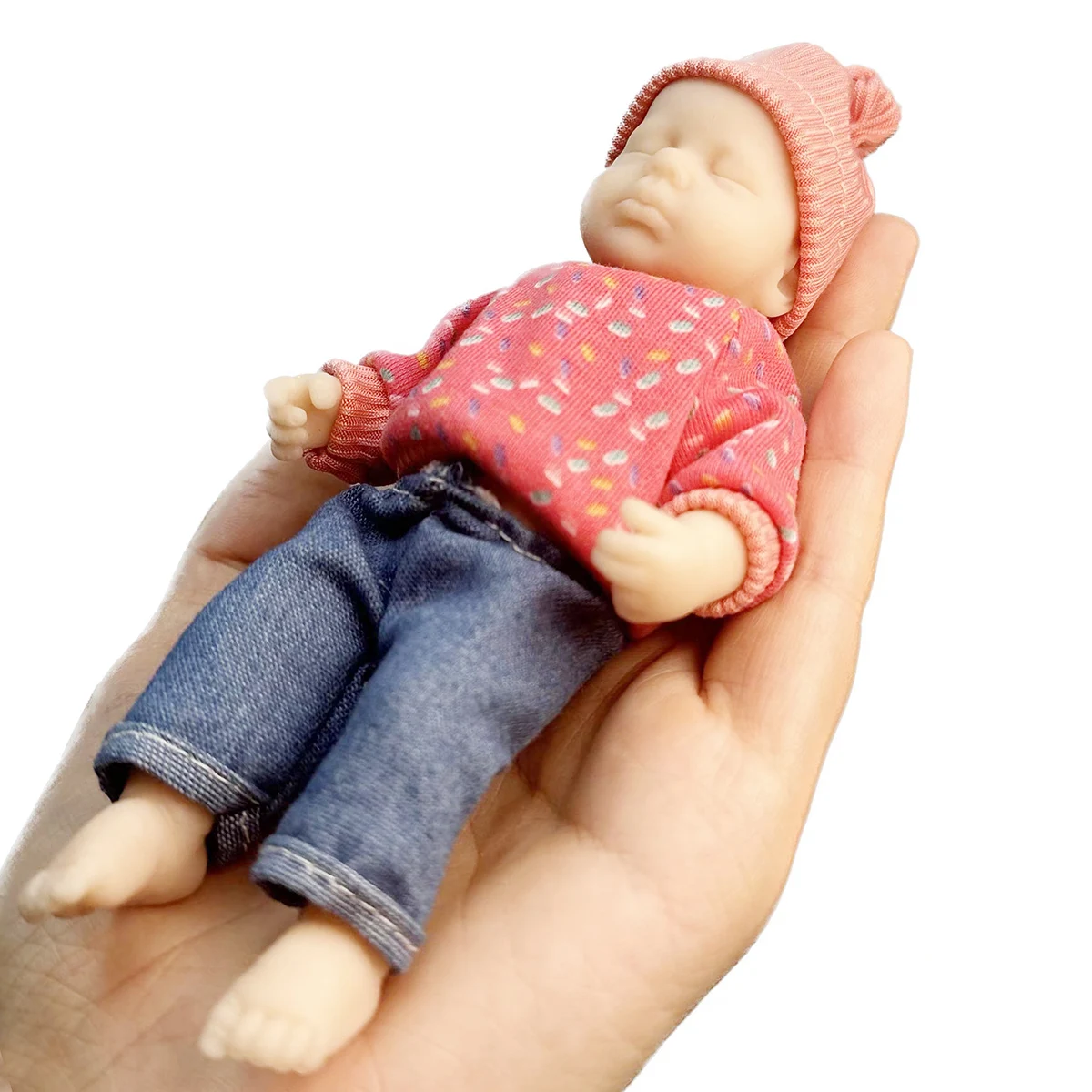 18Cm 7Inches  Reborn Baby DollsMini Reborn Baby Girl Dolls Super Floppy Silicone Mini Baby Doll Playsets