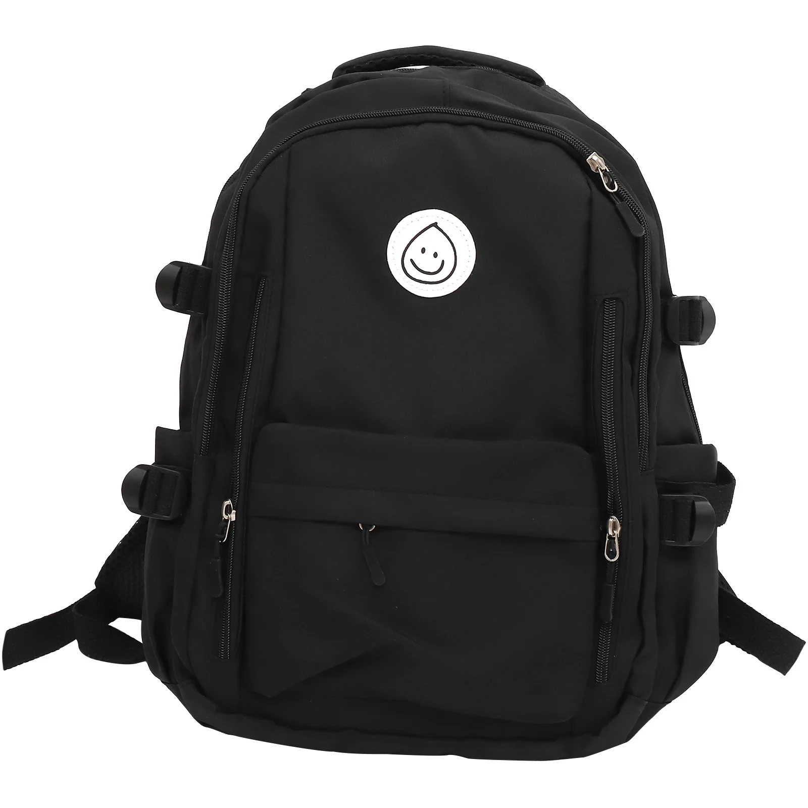 

1Pcs Large Capacity Student Backpack Made of Premium Nylon Waterproof Material with Side Pockets for Books Stationery Outdoor