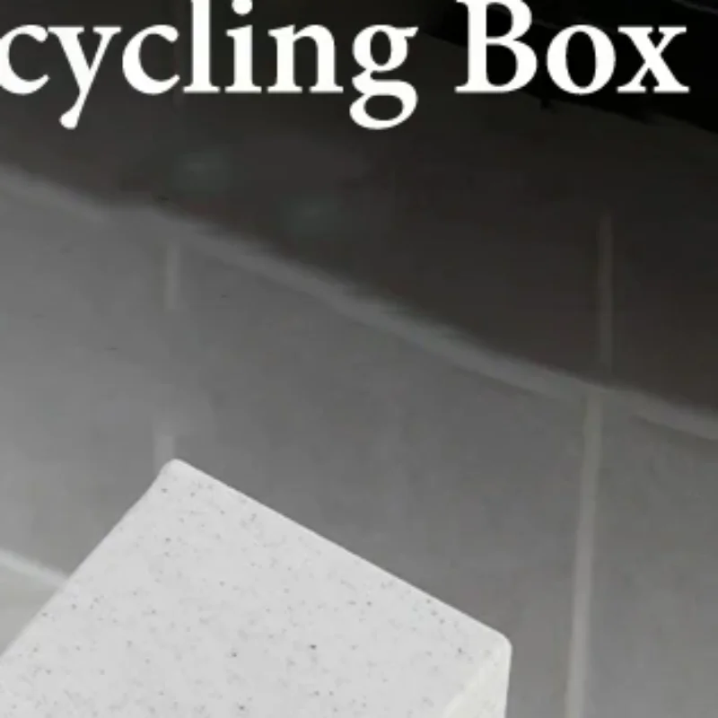 3D Printing Mini Razor Blades Disposal Case Razor Blade Recycling Boxes Trash Can Trash Collector Organizer Barber Accessories