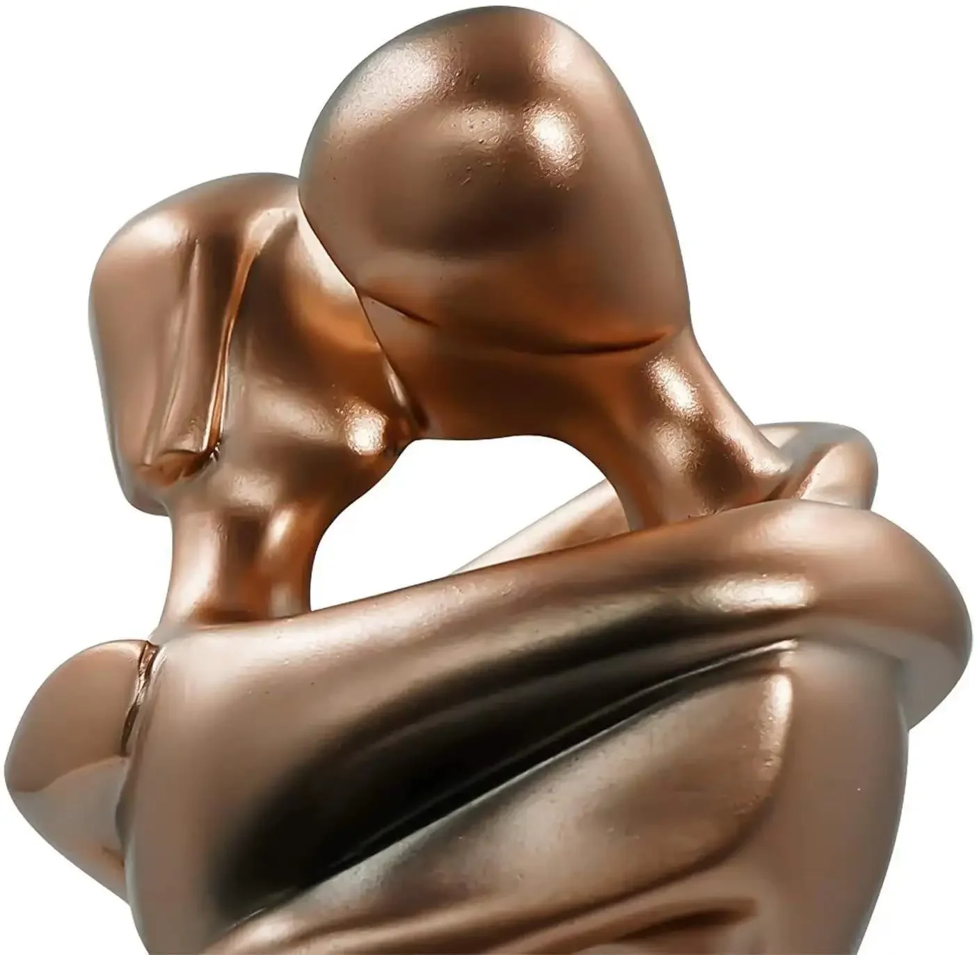 Tabletop Decoration Resin Art Sculpture Abstract Couple Embrace & Kiss Statue Romantic Ornament Figurine Collection Home Decor