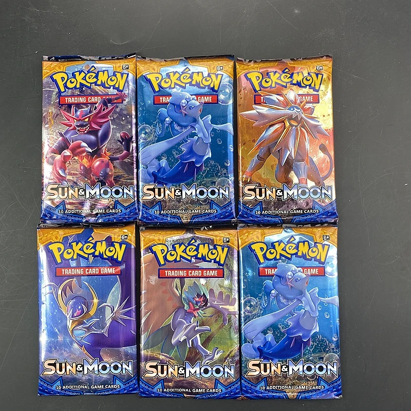 Pokemon Cards Sun & Moon Lost Thunder English Trading Card Game Evolutions  Booster Collectible Kids Toys Gift 10pc/bag - AliExpress