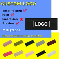 Diadema deportiva con logotipo personalizado, banda de seda de leche de Color puro, alta elasticidad, antitranspirante, 5 piezas