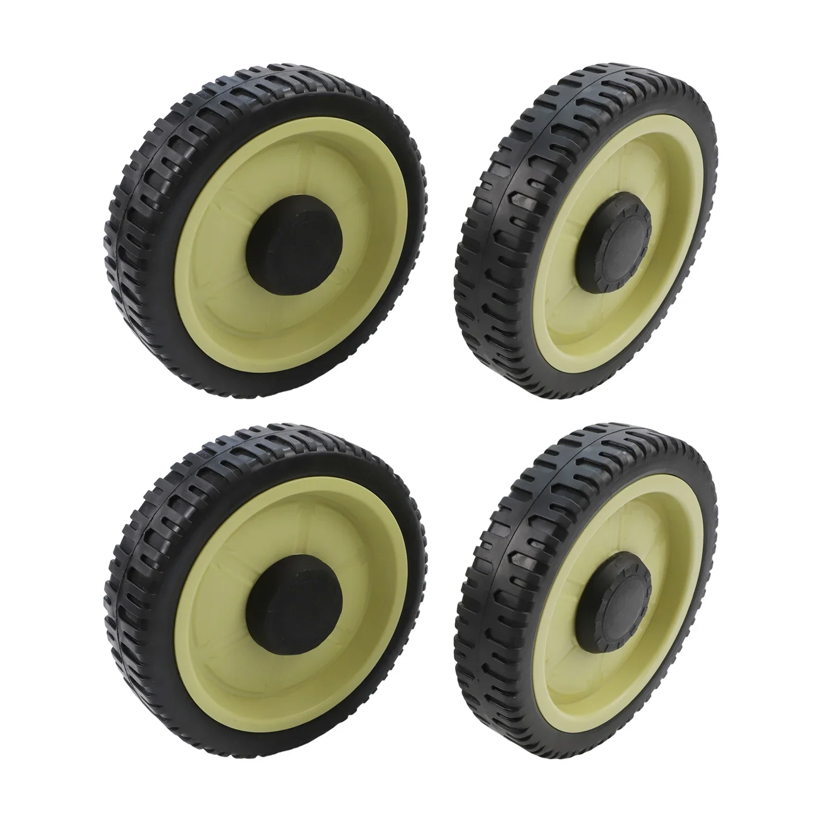 For Honda HR214 HRU214 HRU215 Lawn Mower Wheels 20CM Front Rear Replacement Kit Metal Plastic Push Mower Tire Set 4 Pack