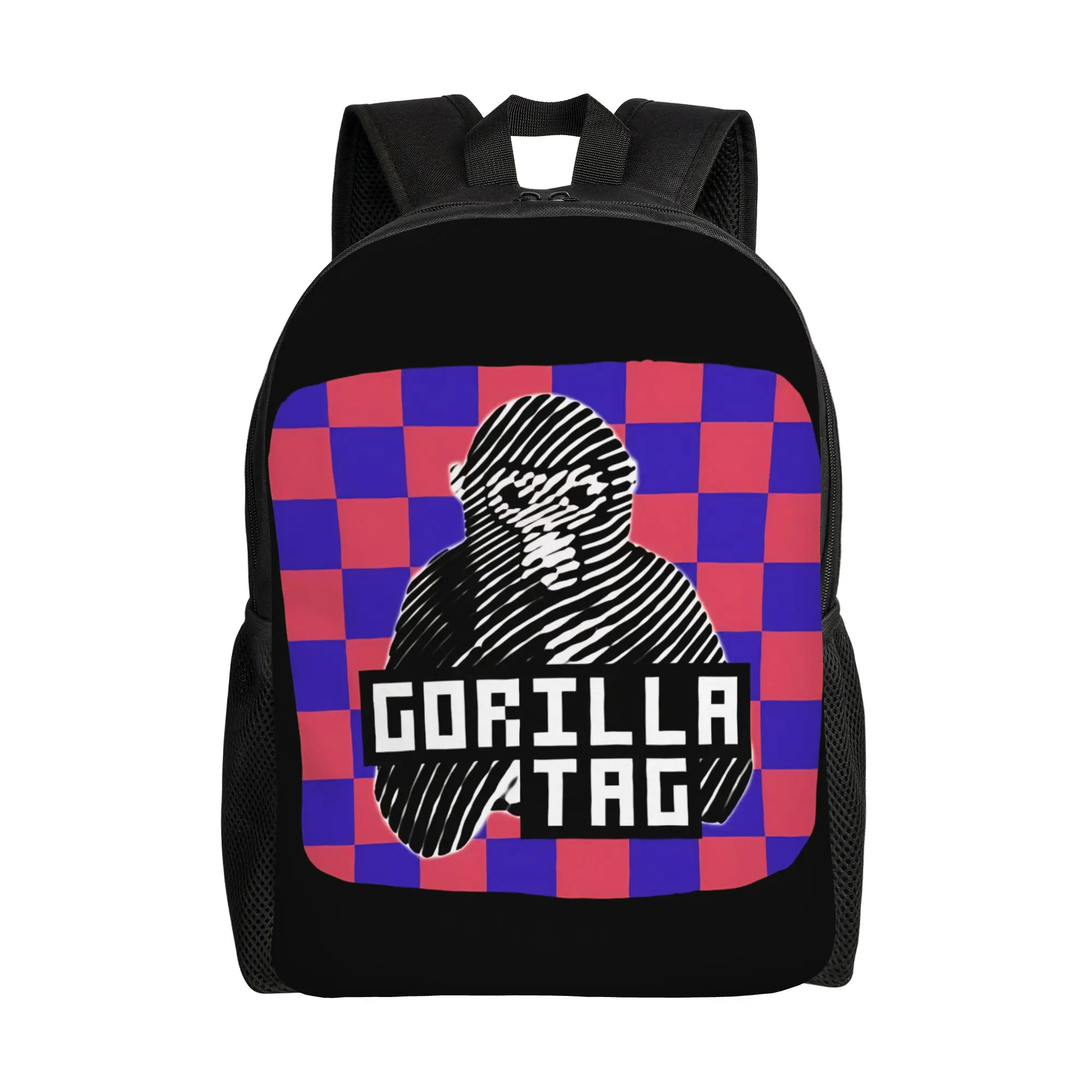 

Рюкзак Gorilla Tag Black and White Gorilla: Классический, легкий, для старшей школы и бизнеса, городской рюкзак, сумка для ноутбука через плечо