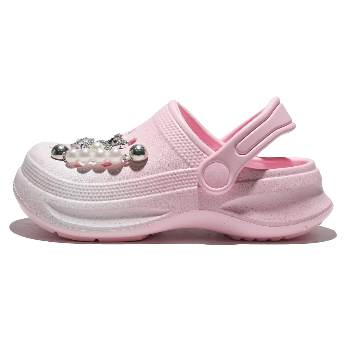 Glitzernde Clogs und Pantoletten für Kinder, leichte EVA-Gartenschuhe, rutschfeste Sandalen, atmungsaktive Slip-On-Schuhe für drinnen und draußen 168 – Detail 9