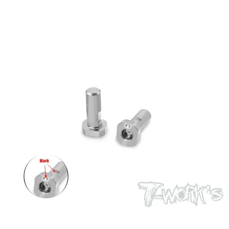 Original T Works TP-223 64 Titanium King Pin S/L ( Kyosho MP11 ) 2pcs Rc Tool