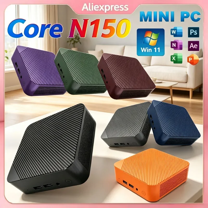 2026-インテル-n150-ミニpc-ポータブルコンピューター-8gb-16gb-ram-1tb-2tb-ssd-ゲーミングpc-hd-wifi-6-bt52-オフィスデスクトップワークpc