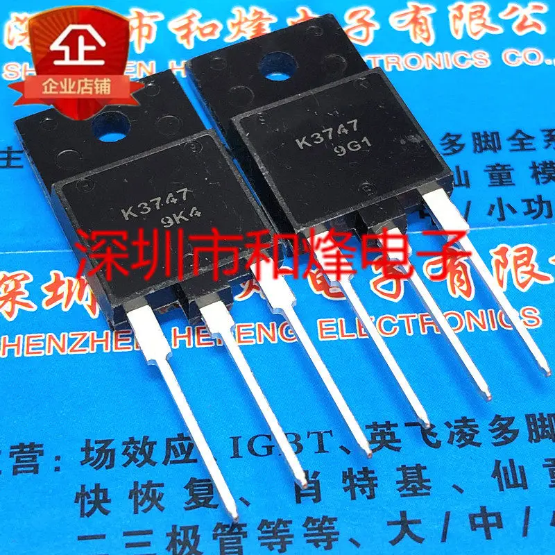 5pcs/lot K3747 2SK3747   TO-3PF 1500V 2A