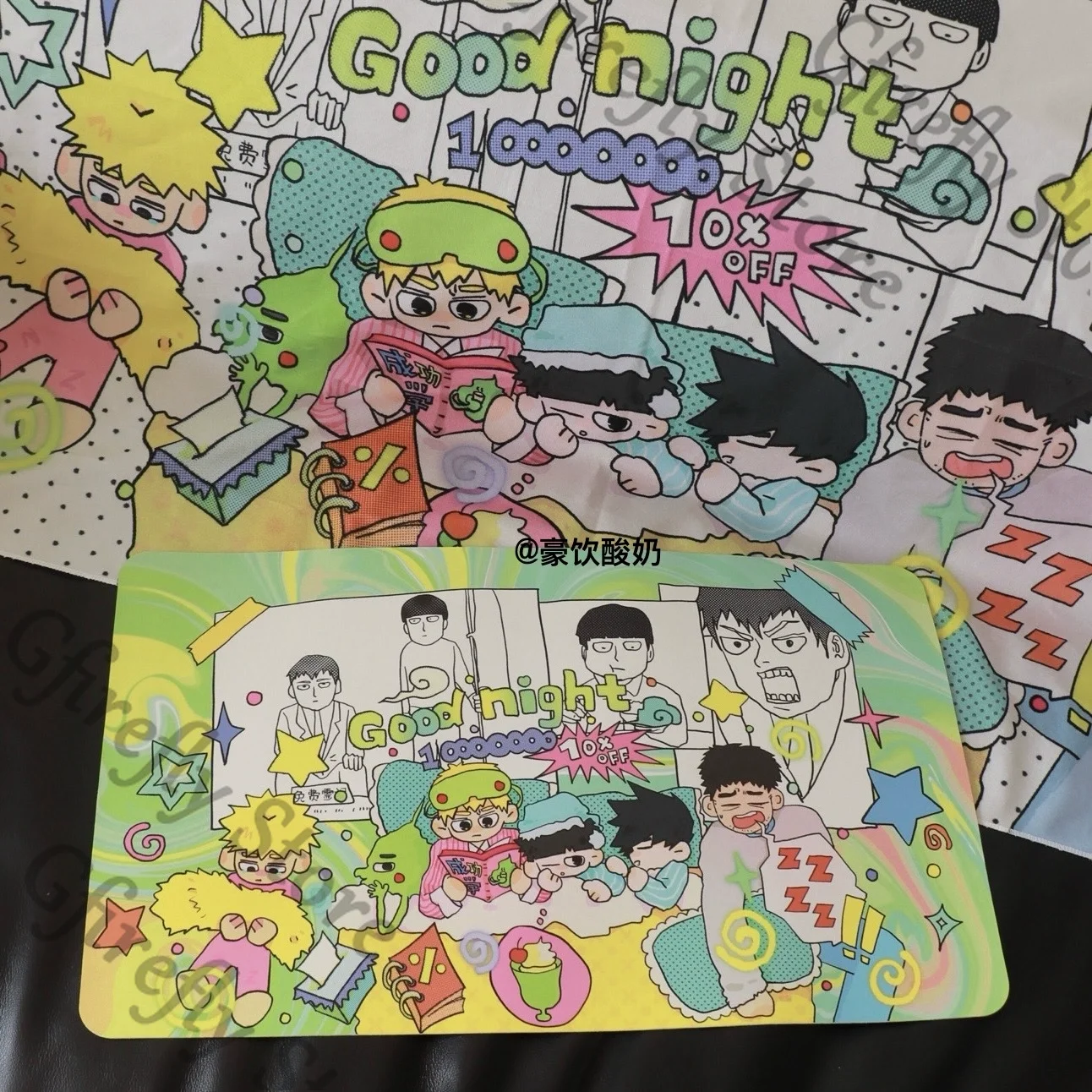 

Anime Mob Psycho 100 Kageyama Shigeo Large Table Mat Cute Decorative Hanging Fabric Waterproof Anti-slip Mouse Pads Xmas Gift