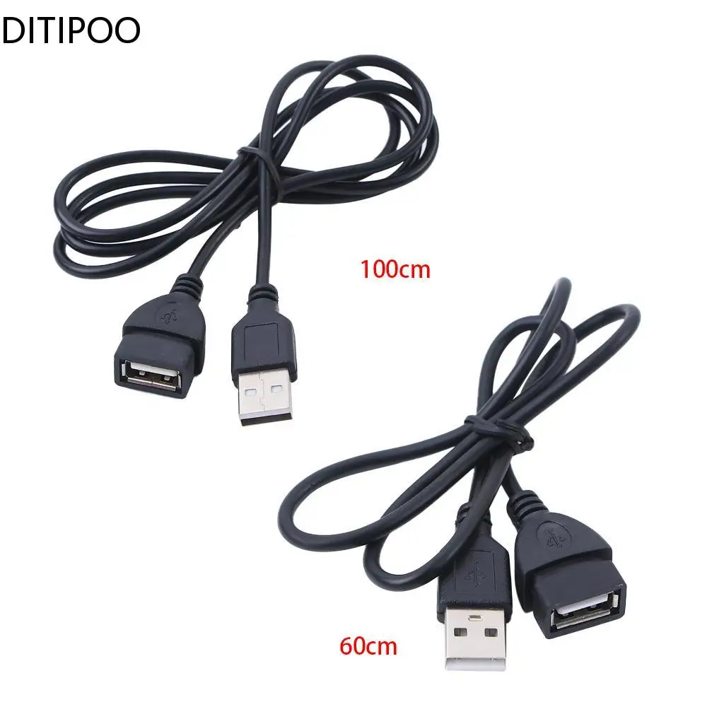 Przedłużacz USB o długości 1 m. Superszybki kabel USB 2.0 z męskiego na żeńskiego przedłużacza USB 2.0 do synchronizacji danych