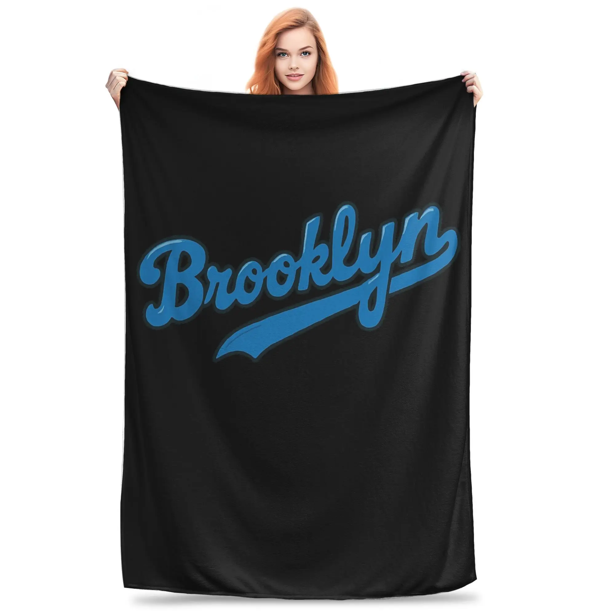 

Brooklyn Blanket Warm Flannel Sofa Throw Blanket for Home Bedroom Travel Throws Bedspread Quilt