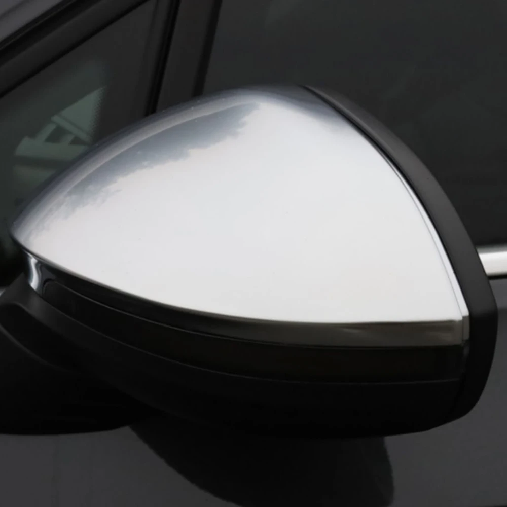 Picture 6: For VW Golf  8 MK8 ID3 2020 2021 2022 Mirror Covers Caps RearView Mirror Case Cover Matt Silver Covers
