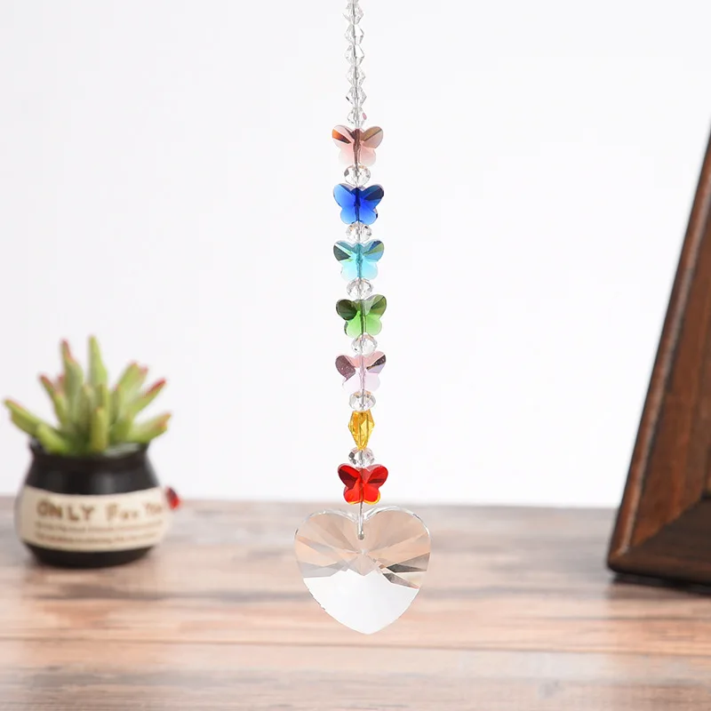 Crystal Sun Catchers Chandelier Crystals Ball Prism Pendant Rainbow Maker Hanging Chakra Cascade Suncatcher Home Garden decor