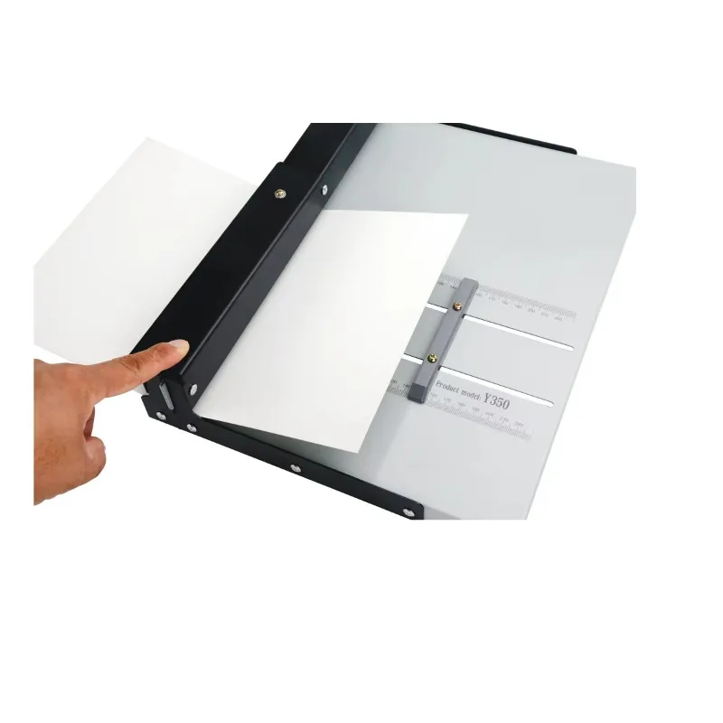 آلة التجعيد اليدوية لسطح المكتب WD-Y350 بعرض 350 مم/13 بوصة لآلات التجعيد اليدوية بحجم A4 #1