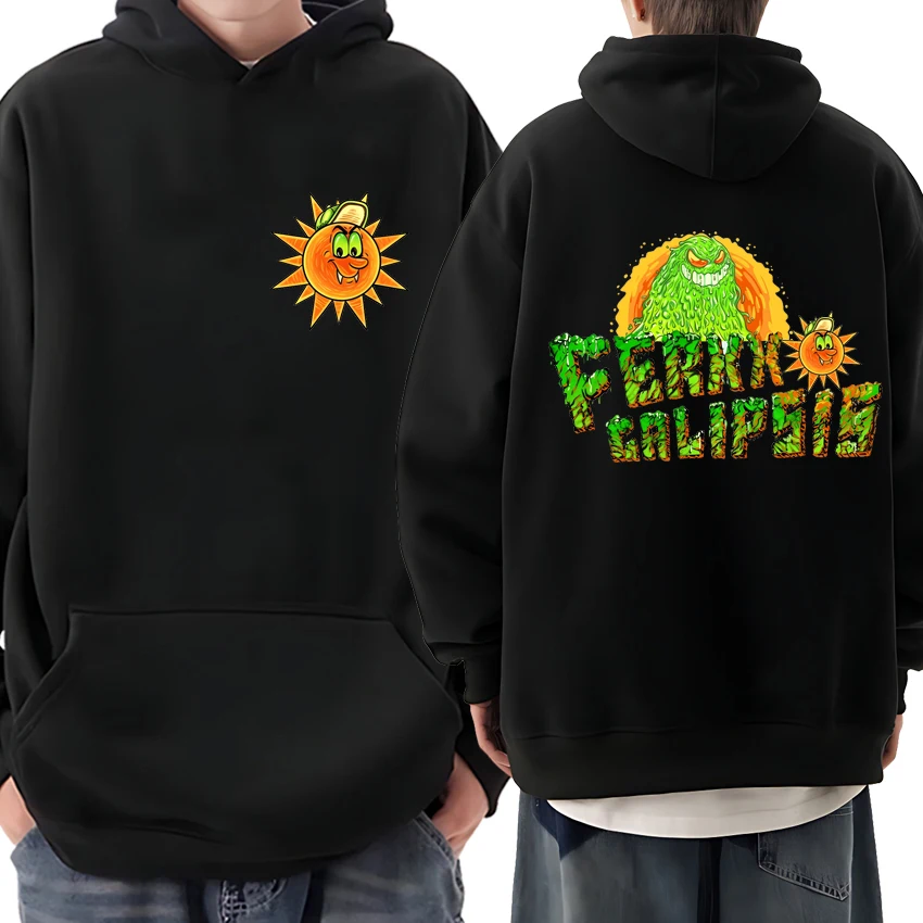 Sudadera con capucha de rapero Feid FerxxoCalipsis World Tour para hombre y mujer, ropa de calle vintage de hip hop, jerséis de lana de manga larga, 2024