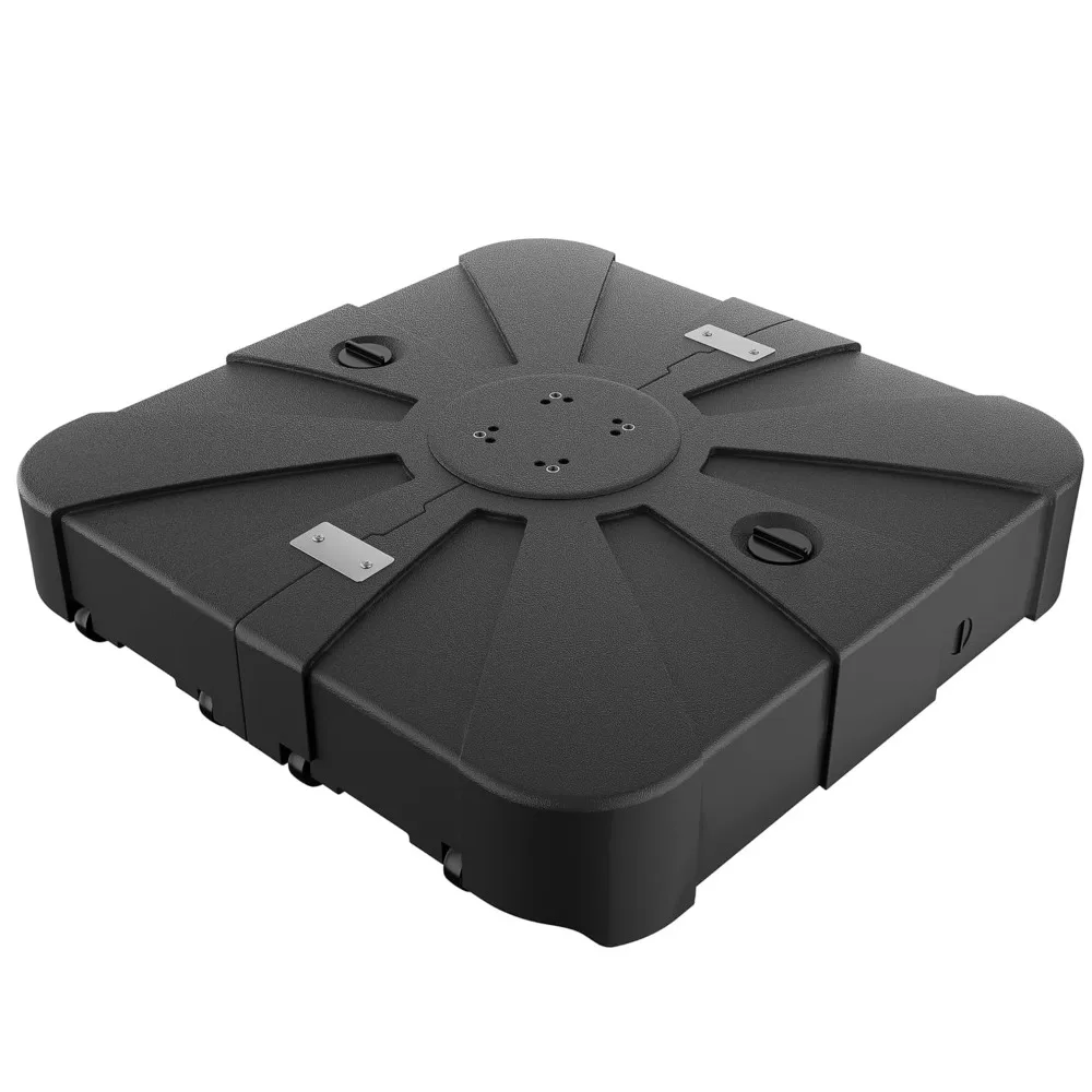 

290 Lbs Cantilever Patio Umbrella Base, Large Fillable Stand with Wheels for Outdoor Heavy Duty Offset Umbrellas, Customized