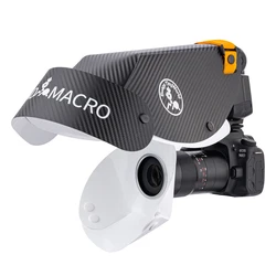 Narzędzia do fotografii makro Akcesoria Przenośny dyfuzor błyskowy z lampą błyskową do strzelania owadów z biżuterią makro
