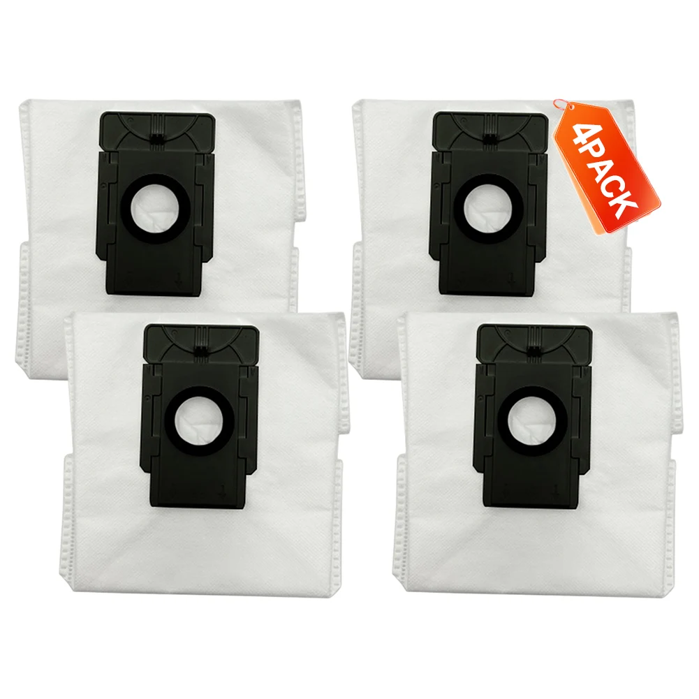 

4/10pcs 4L Disposable Dust Bags Robot Vacuum Cleaner Bags For Tapo RV30 Plus And RV10 Plus RVA200 Robot Vacuum Cleaner Parts