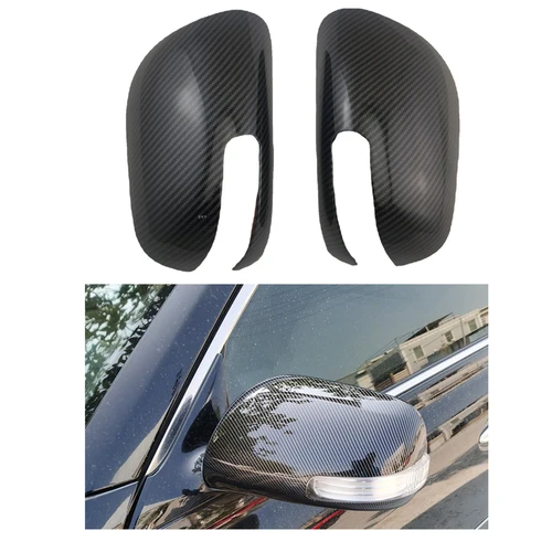 Imagen 1 del producto YOYO-cubierta de espejo para coche, accesorio de carbono cromado ABS, estilo pasta embellecedora, para Toyota Auris Vitz 2006, 2007, 2008, 2009, 2010, 2011