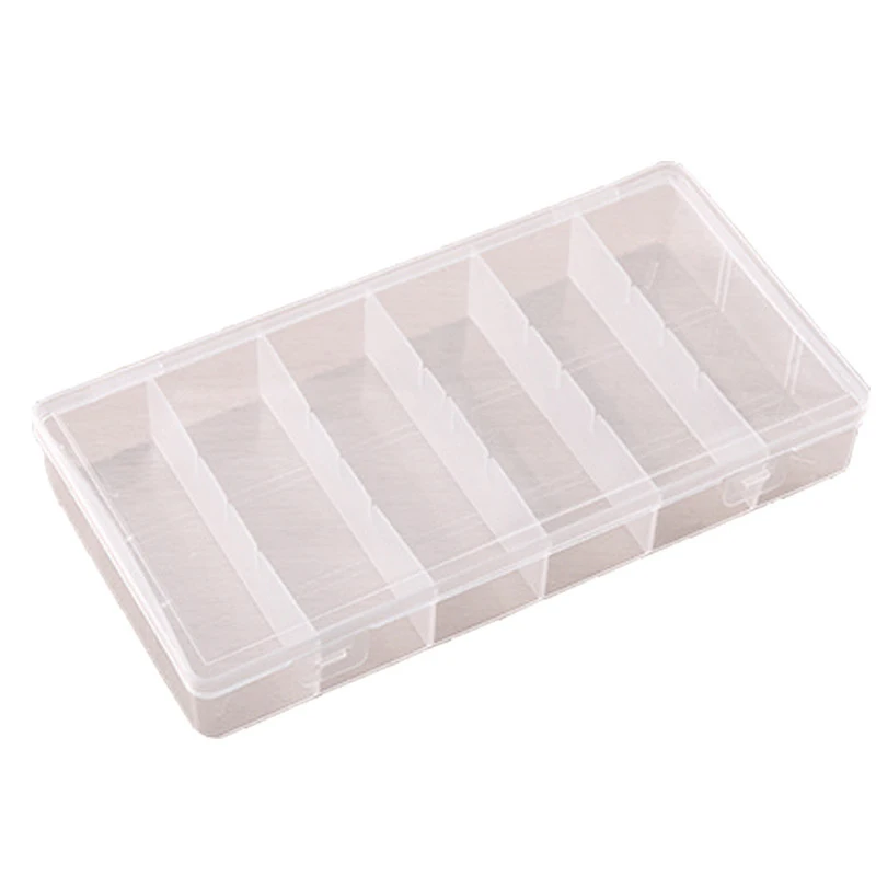 Transparent Fruit Fork Storage Box Organizer Plastic Storage Case Adjustable Container For Kids Fruit Fork Organizer Display Box