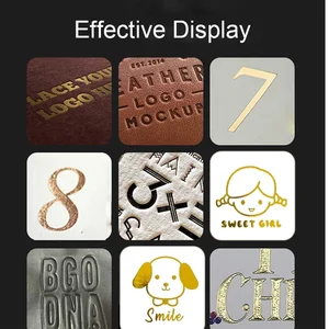 المحمولة المحمولة الساخنة ختم آلة تنقش ختم مقبض كهربائي أداة برونز الجلود لتخصيص الأختام النحاسية أفضل 10 آلة ختم أسماء المبيعات - No3